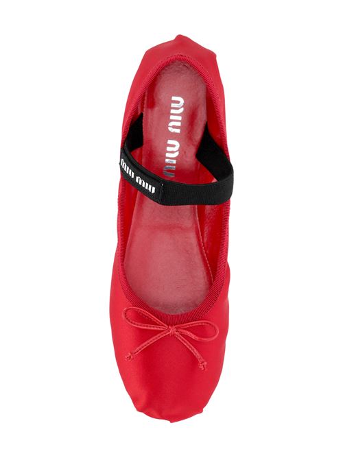 Satin ballet flats MIU MIU | 5F794DF-DX05QU6F0011